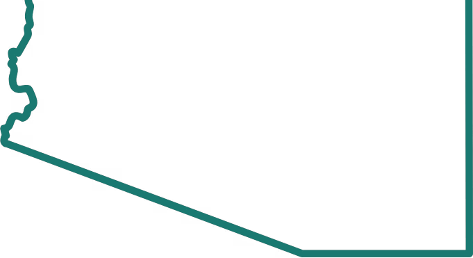Map Outline of Southern Arizona